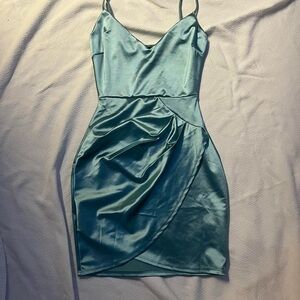 teal winsdor dress